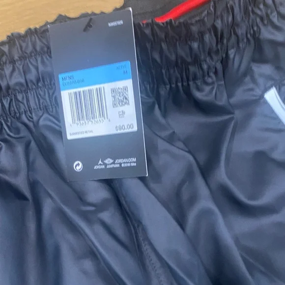 Jordan Black Joggers with White Accents - Picture 3 of 3